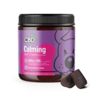 CBDfx Calming Soft Chews for Dogs – 600mg