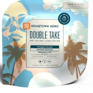HTH Double Take Gummies – Pineapple Coconut (Fast Acting, Sugar-Free)