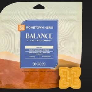 Balance Gummies – 1:1 THC:CBD (Mango)