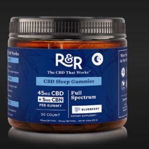 R&R CBD Sleep Gummies (45mg CBD + 5mg CBN)