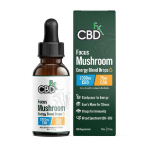 CBDfx Focus Mushroom Energy Blend Drops