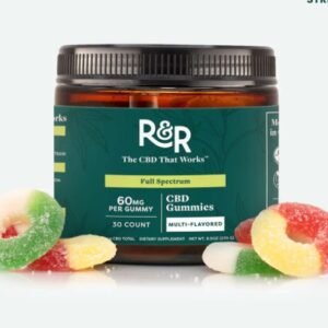R&R 60mg Full-Spectrum CBD Gummies